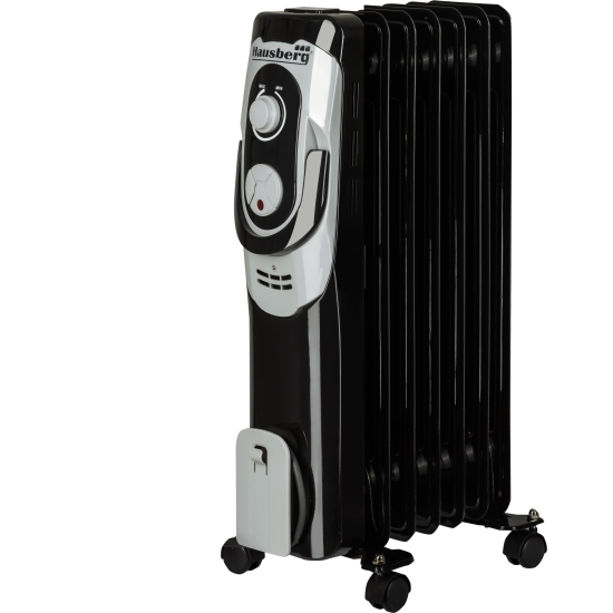 Hausberg HB-8900NG Elektroheizung, 1500 W, 7 Elemente, 3 Leistungsstufen, regelbarer Thermostat