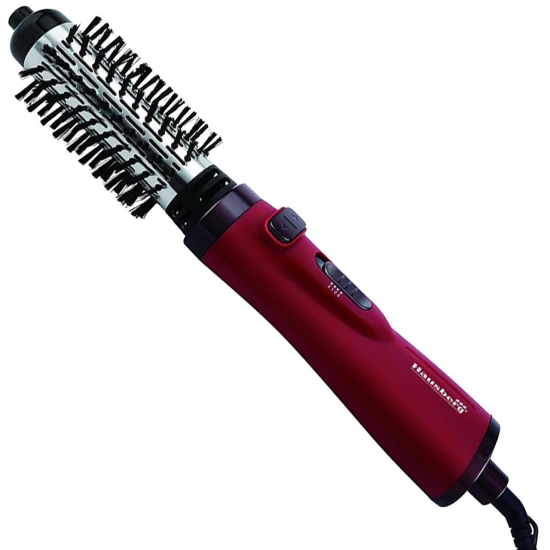 Rotary brush Hausberg HB-191RS, 900 W, 2 Speeds, 2 Temperature Settings, Black/Red
