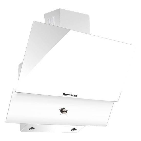 Hausberg HB-2285AB Dekoracyjny wbudowany kaptur, 60 cm, filtr aluminiowy, biały