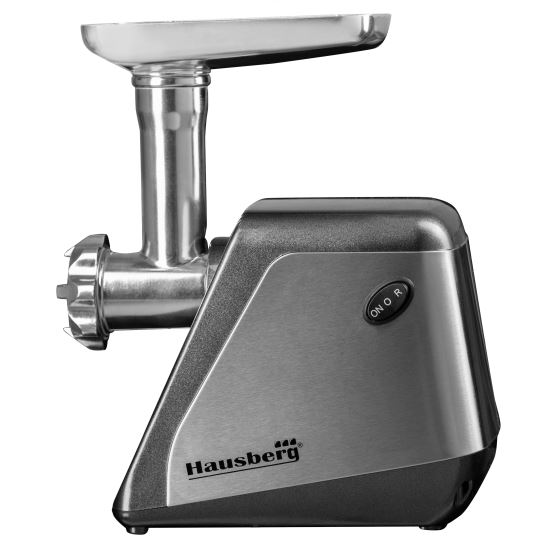 Hausberg HB3450 Elektrischer Fleischwolf 1600W rot inklusive Zubehör