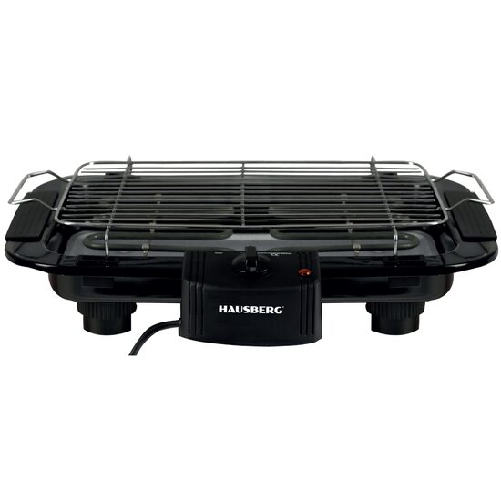 Barbecue électrique Hausberg HB523, 2000 W, 50,5 x 36 cm, thermostat, noir