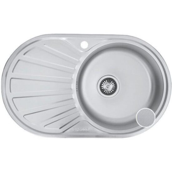 Freddo SN9001S Spüle, für Maske, linkes Becken, Antikalk, 80x50cm, Edelstahl