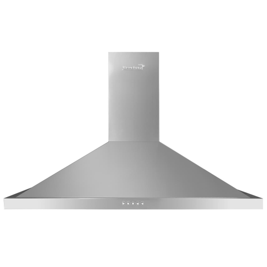 Hotte décorative encastrable Hausberg HB-1360, puissance d&#39;aspiration 650 m3/h, 1 moteur, 90 cm, acier inoxydable