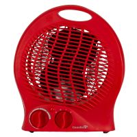 Hausberg HB-8500RS Heizlüfter, 2000 W, 2 Leistungsstufen, Rot