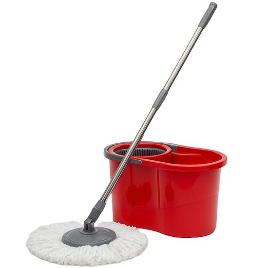 Magic Mop Bucket MN501RS Ertone, Rotierender Mop, rot