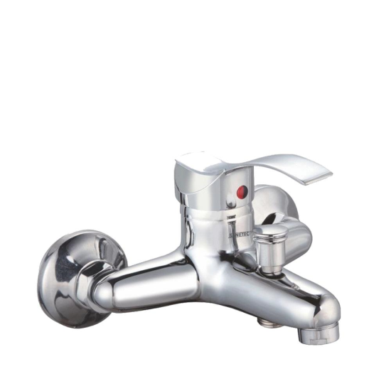Sanitec SN0010 Badewannenarmatur, Einhebel + Zubehör