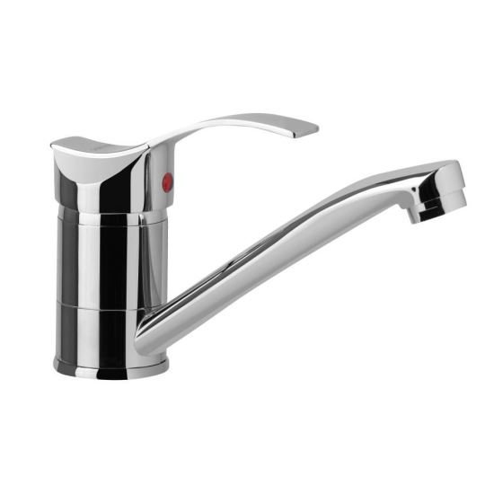 Sanitec SN0003 Küchenarmatur, Hochglanzoberfläche, Einhebel