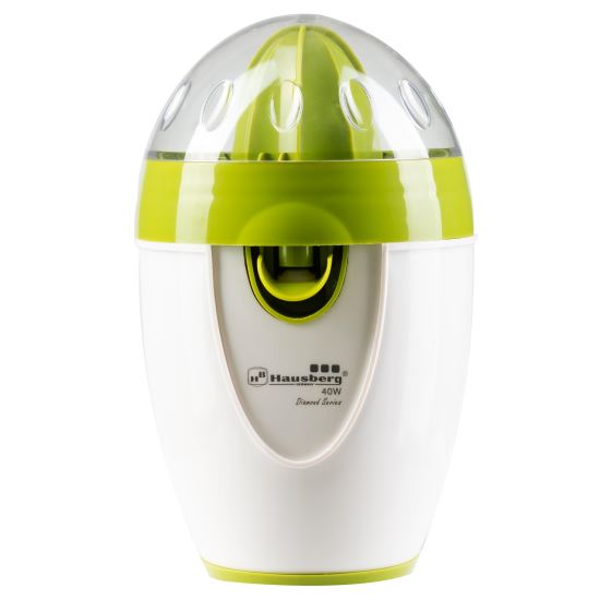 Storcator fructe citrice electric 40W, Hausberg HB3325V, capacitate 1l, sistem rotire in 2 sensuri, verde