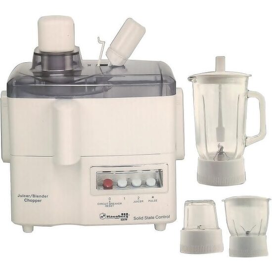 Hausberg HB-7520 Multifunktions-Küchenmaschine, 800 W, 3 Geschwindigkeiten