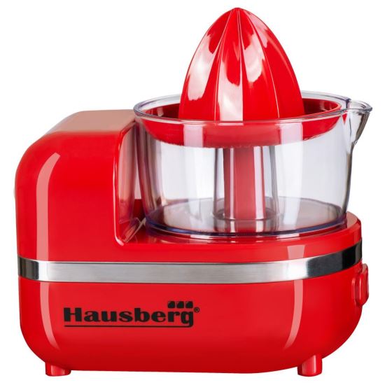 Hausberg HB-7521RS 3-in-1 Küchenmaschine, 5 Trichter, 180 U/min, 150 W, Rot