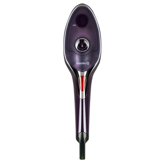 Vertikales Bügeleisen mit Keramiksohle Hausberg HB-7885MV, 1100 W, abnehmbares Zubehör mit 2 Bürsten, Lila