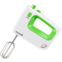 Hausberg HB-4120VR Handmixer, 300 W, 5 Geschwindigkeiten, Turbofunktion, Rührbesen und Haken aus Metall, Grün/Weiß