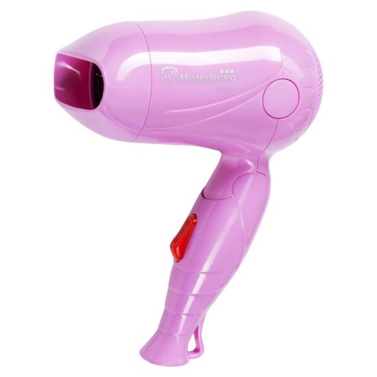 Hausberg HB-20RZ Haartrockner, 850W, klappbarer Griff, Pink