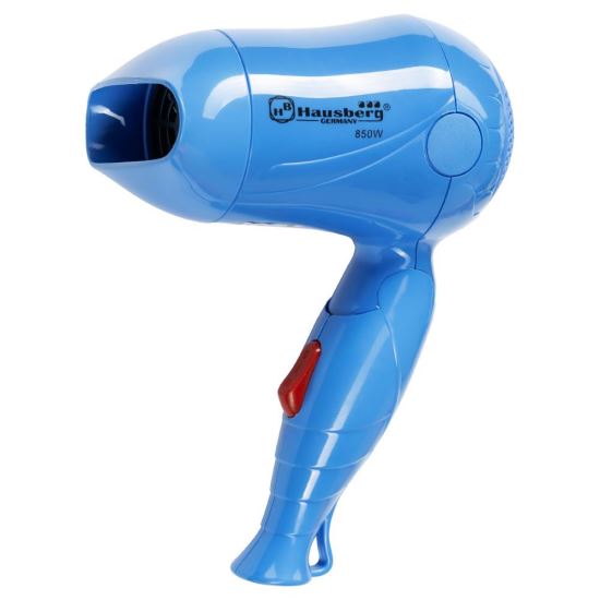 Hausberg HB-20BL Haartrockner, 850W, klappbarer Griff, Blau
