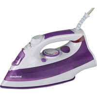 Hausberg HB-7807MV Bügeleisen, Keramiksohle, Dampfstrahl 12 g/min, Vertikaldampf 25 g/min, Anti-Tropf-System, Selbstreinigungssystem, 2200 W, Lila