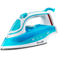 Hausberg HB-7801BL Bügeleisen, Keramiksohle, Dampfstrahl 17 g/min, Vertikaldampf 25 g/min, Anti-Tropf-System, Selbstreinigungssystem, 2300 W