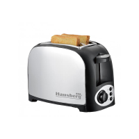 Hausberg 2-Scheiben-Toaster, HB-190NG, 750W, automatische Auslösung, Schwarz