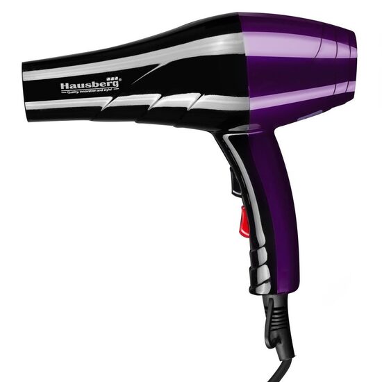 Hausberg HB-26MV Haartrockner, Leistung 2000 W, 2 Geschwindigkeiten, Schwarz-Lila
