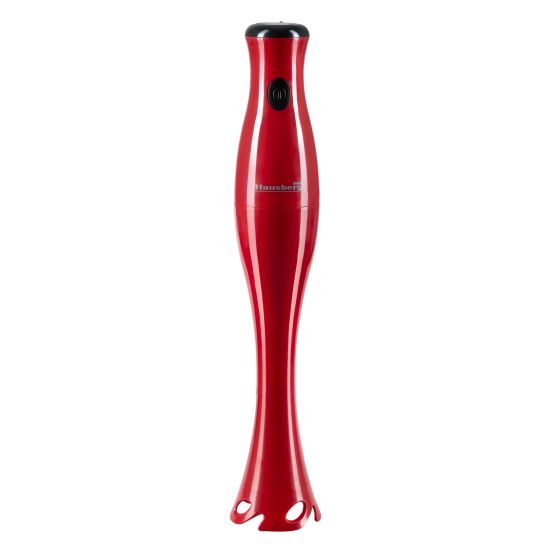 Hausberg HB-7669RS hand blender, 350 W, Stainless steel blade, Stainless steel inner shaft, Red