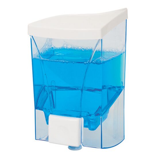 Dozownik mydła w płynie Sanitec SN6025, plastikowy, biały/przezroczysty, 0,5 l