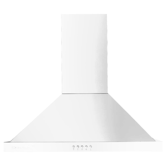 Decorative built-in hood Hausberg HB-1260AB, Suction power 400 m3/h, 1 motor, 60 cm, White