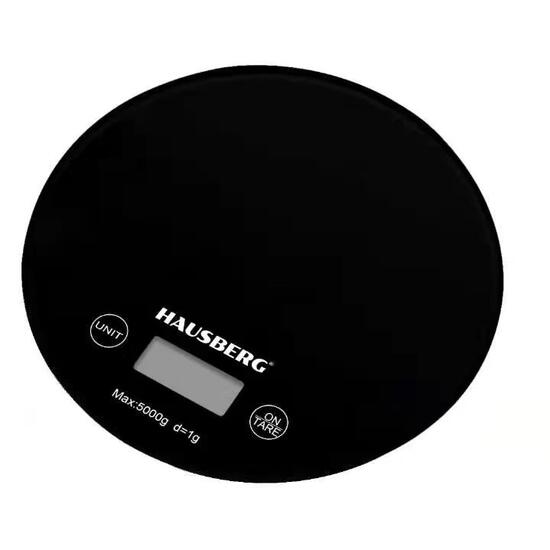 SCHWARZE KÜCHENWAAGE HB-6010