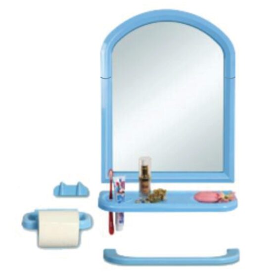 BLAUER BADEZIMMERSPIEGEL MN-6028