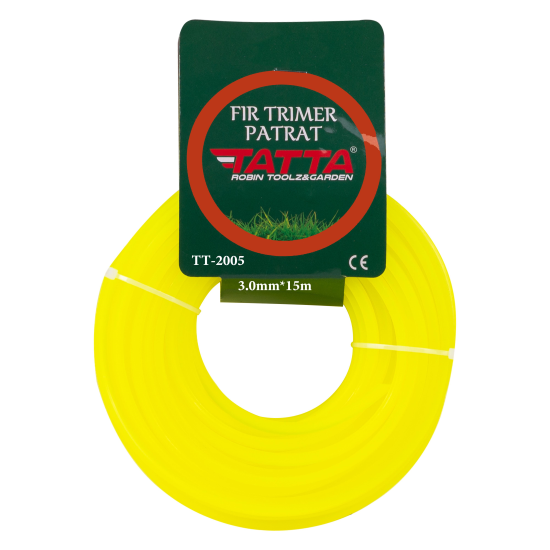 Quadratischer Nylonfaden für TATTA TT-2005 Trimmer, Dicke 3,0 mm, Länge 15 m
