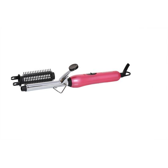 Hair curler HAUSBERG HB-15RZ, 15W, 360 degree rotating cable, Pink
