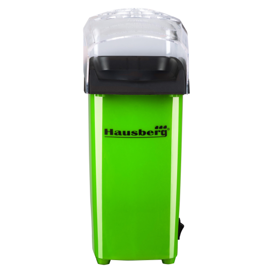 Maszyna do popcornu Hausberg HB910VR 1200w, termoobieg, premium, zielona