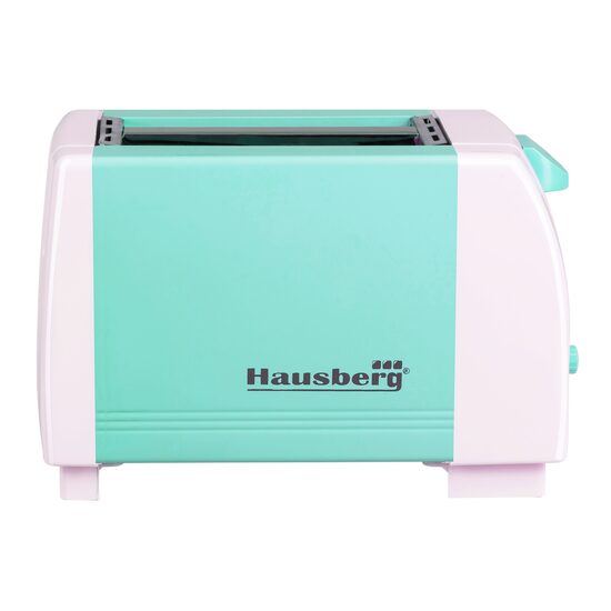 HAUSBERG HB-150BL Toaster, 750 W, 2-Scheiben-Kapazität, 7 Temperatureinstellungen, automatische Abschaltung, Blau