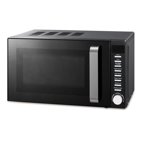 Mikrowelle Hausberg HB-8003, 1200W, 6 Leistungsstufen, 20L, Digitale Steuerung, Schwarz