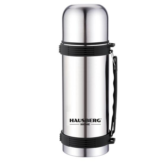 Hausberg HB-H1455 Thermoskanne, Fassungsvermögen 1200ml, Edelstahl