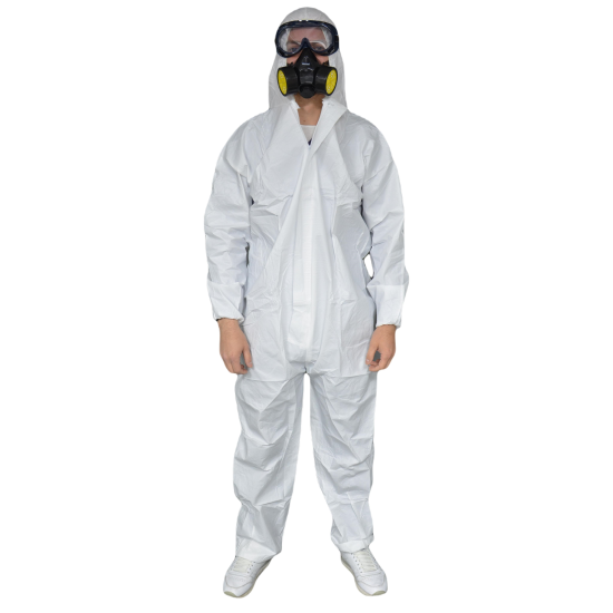 Schutzoverall 2XL Tatta TT-H190, Länge 190 cm, staubabweisend, wasserdicht