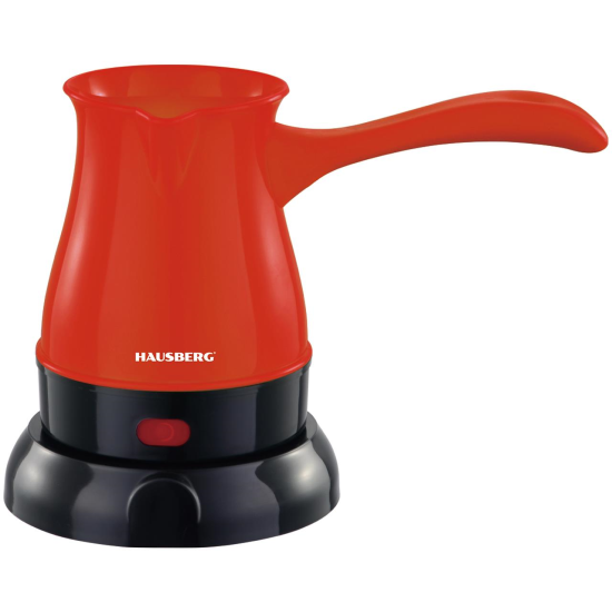 Hausberg HB-3810RS Wasserkocher, Leistung 600 W, Fassungsvermögen 500 ml, Rot